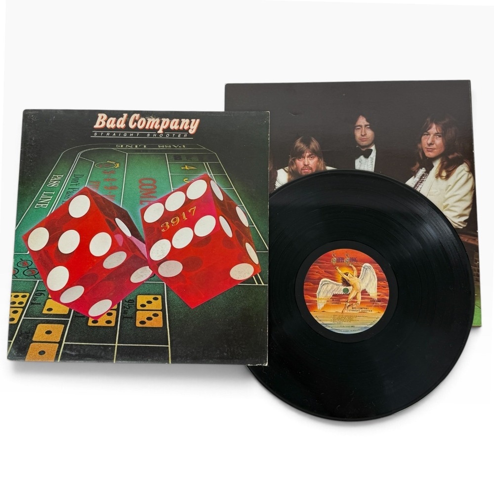 Bad Company Straight Shooter Vinyl LP Record Album Tested 1975 Rock SS 8502 12"
